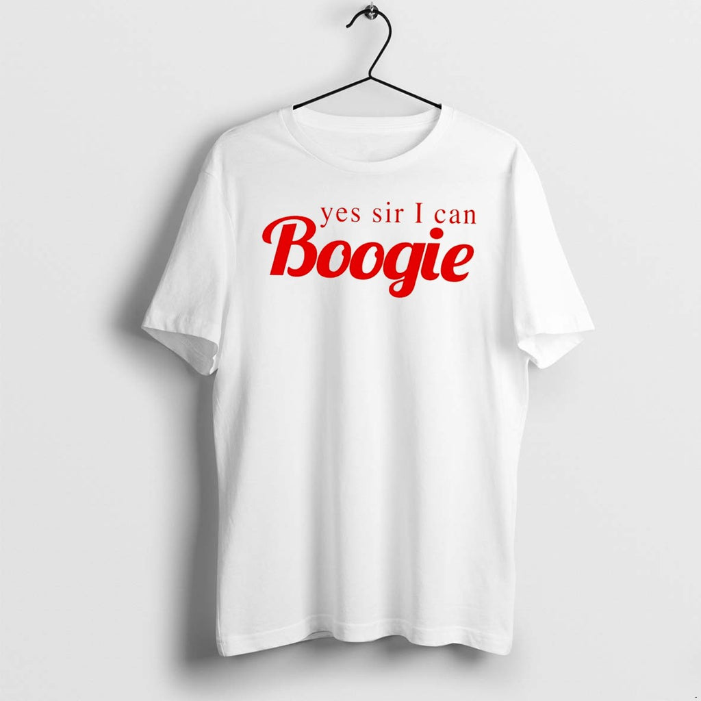 Original Yes Sir I Can Boogie Embroidered Tee Tshirts Jpg