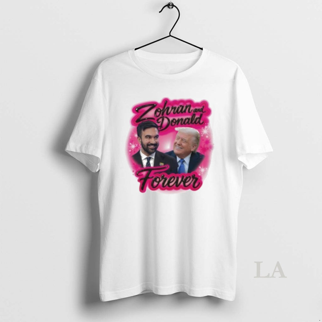 Original Zohran And Donald Airbrush 2025 T-Shirts, Hoodie, Sweatshirt | PrintMintTees.com
