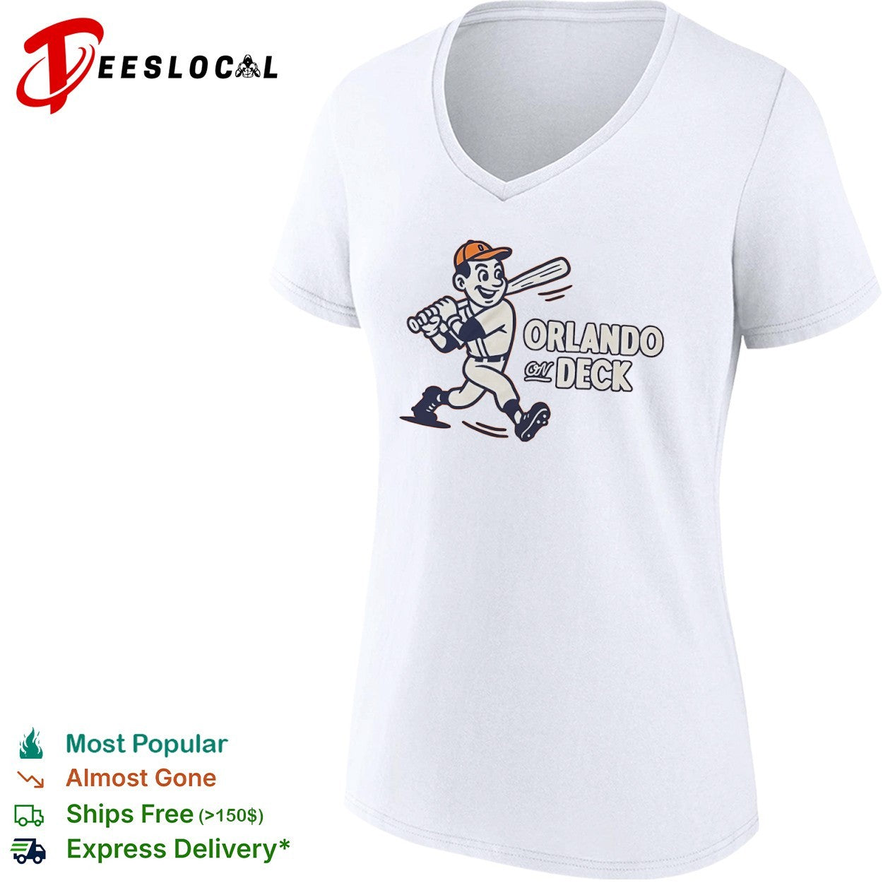 Orlando On Deck Baseball mascot Shirt