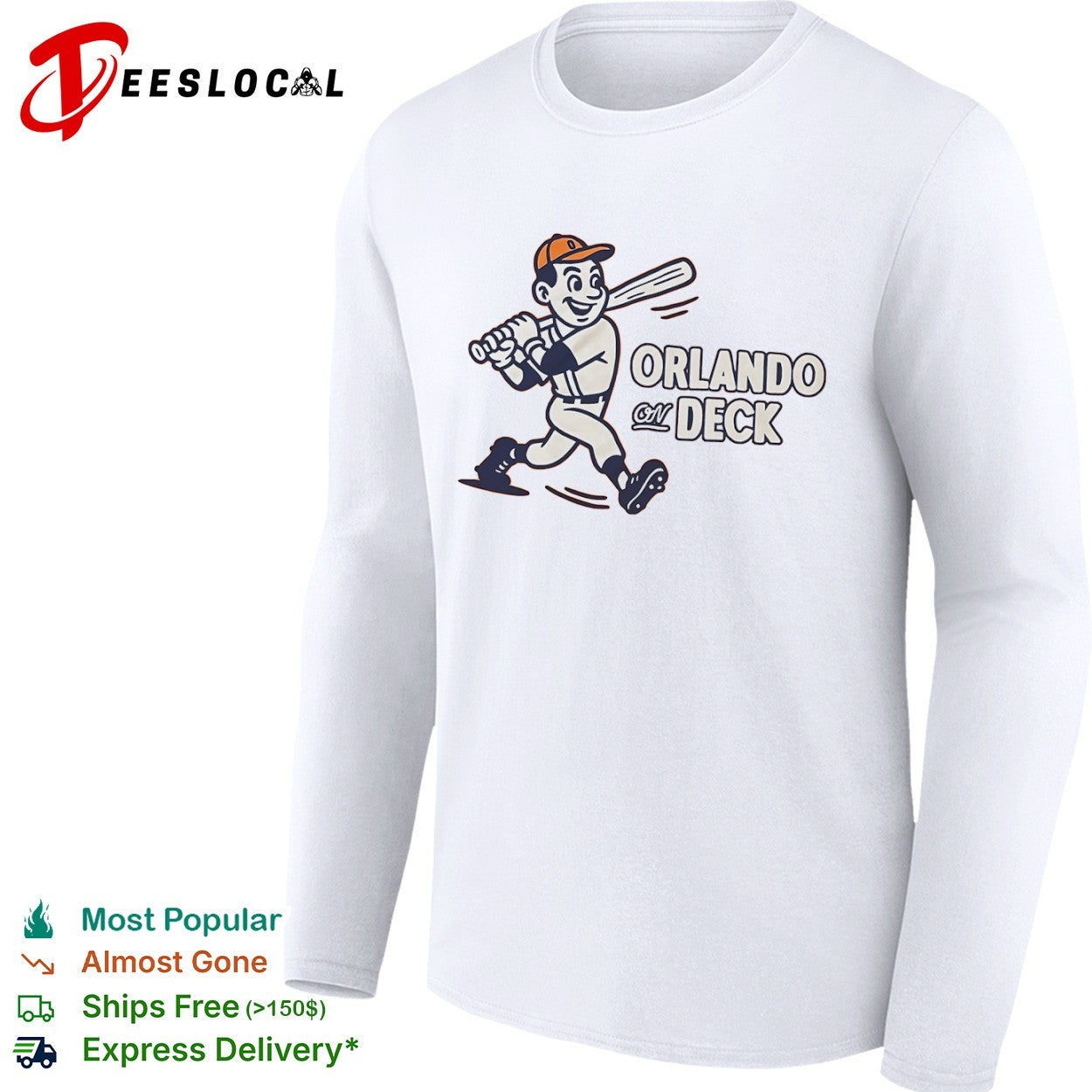 Orlando On Deck Baseball mascot Shirt