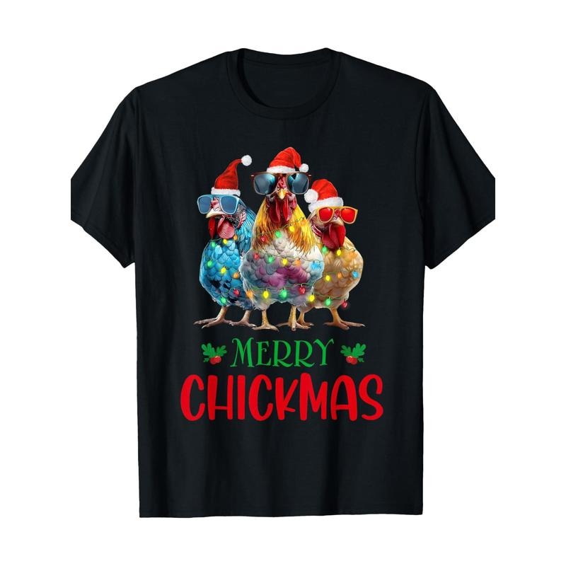 Ornament Chicken Farmer Christmas T-Shirt-100% cotton 220g made in usa Hoodie Sweatshirt | PrintMintTees.com