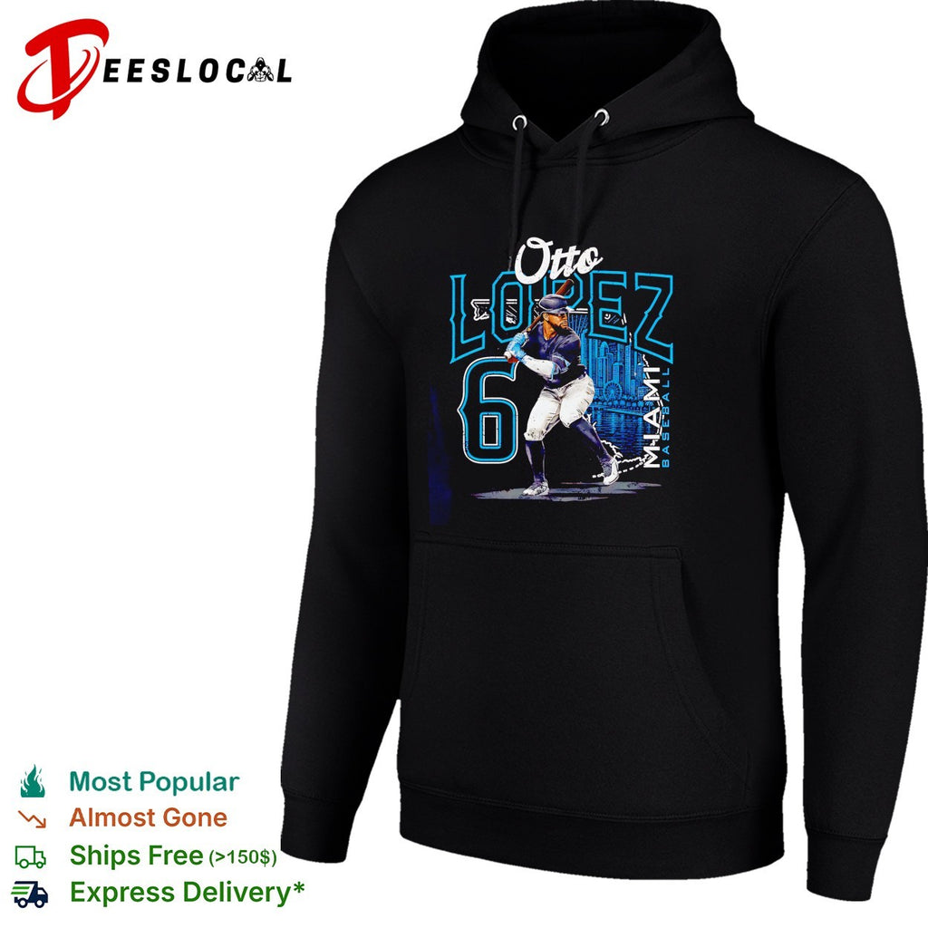Otto Lopez Miami baseball number 6 shirt