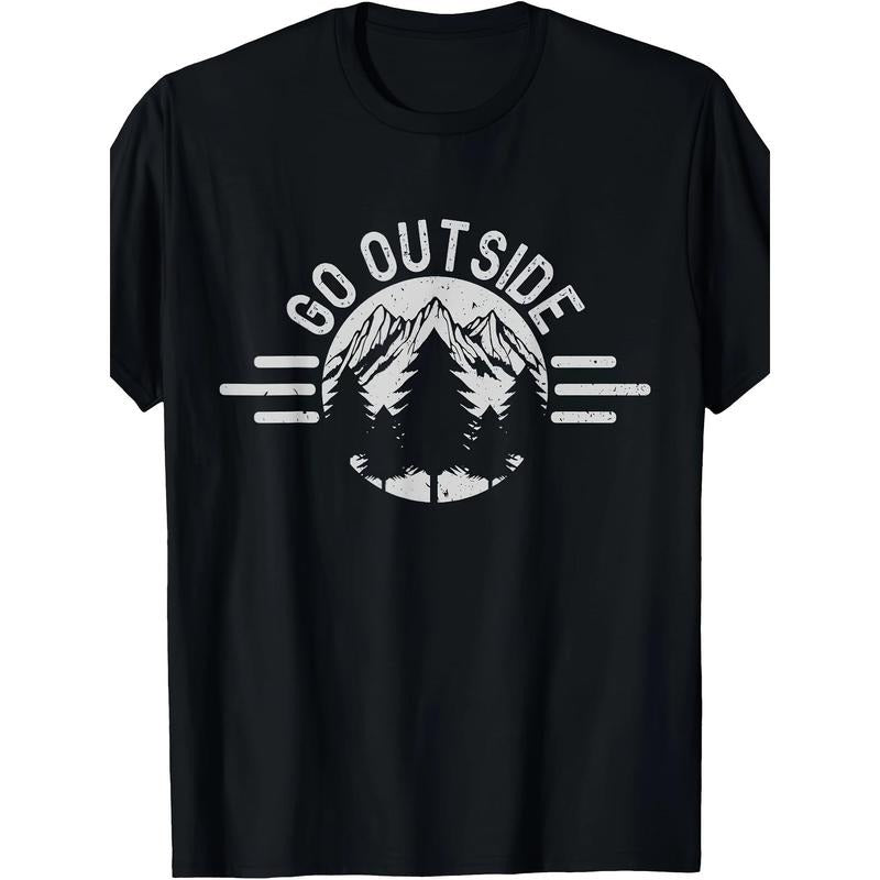 Outdoor T-shirt Nature Hiking Camping Forest Gift T-shirt Made in USA Hoodie Sweatshirt | PrintMintTees.com