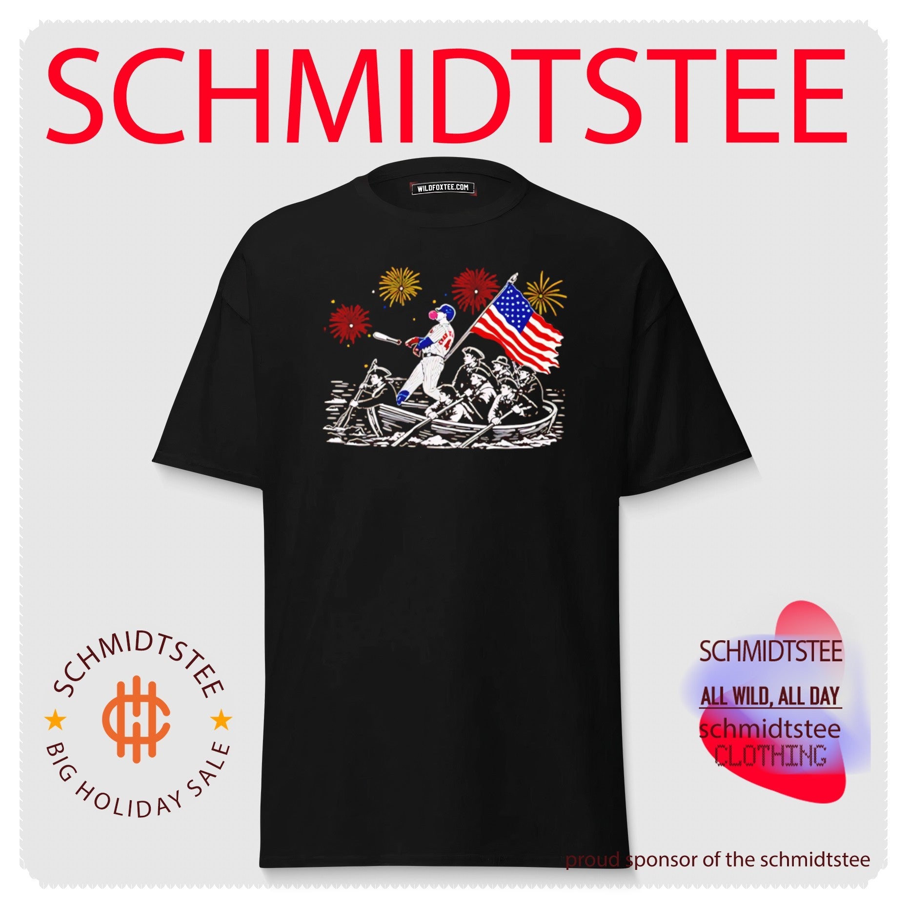 PCA Cubs Crossing The Delaware 4th of July Shirt