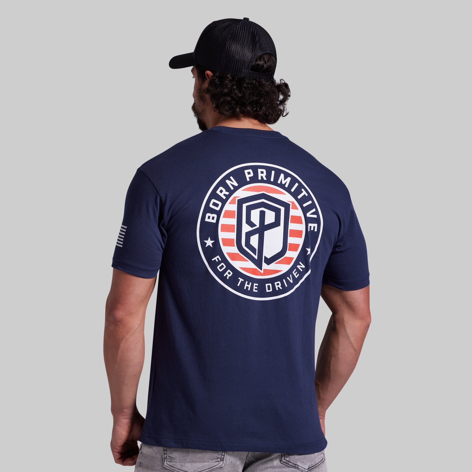 For The Driven Patriot Tee (Navy)
