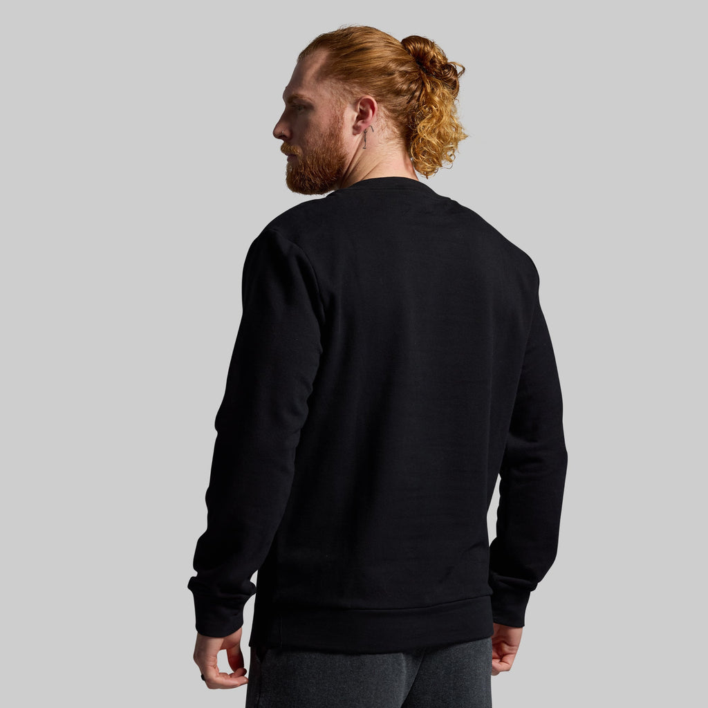 Men's Unmatched Crew Sweatshirt (Black)