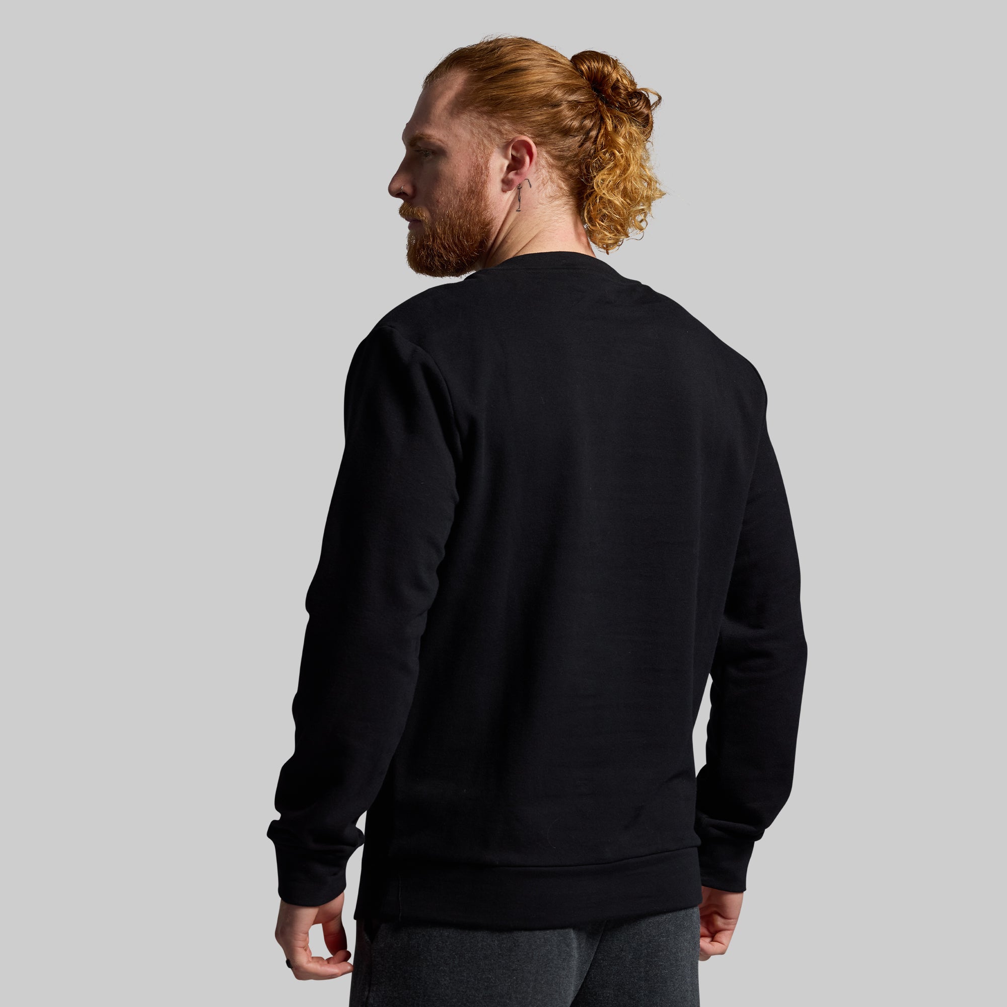 Men's Unmatched Crew Sweatshirt (Black)