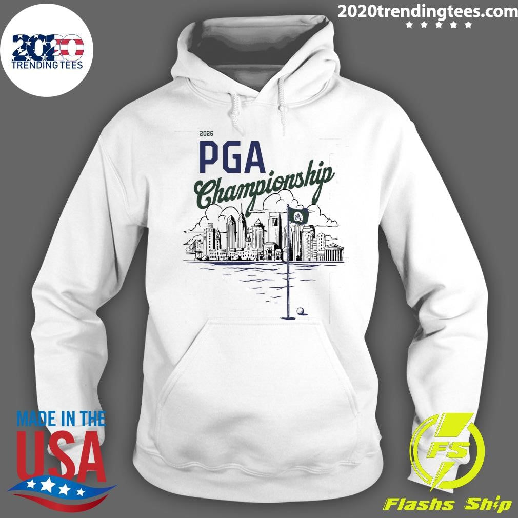 PGA Championship x Barstool Golf Philadelphia Skyline Tee Shirt