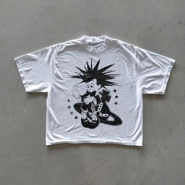 PINOX T-Shirt, Gifts Shirt, Unisex Vintage Graphic Tees Gothic Grunge Y2k Emo Scene Amity Affliction Style Clothes Men...