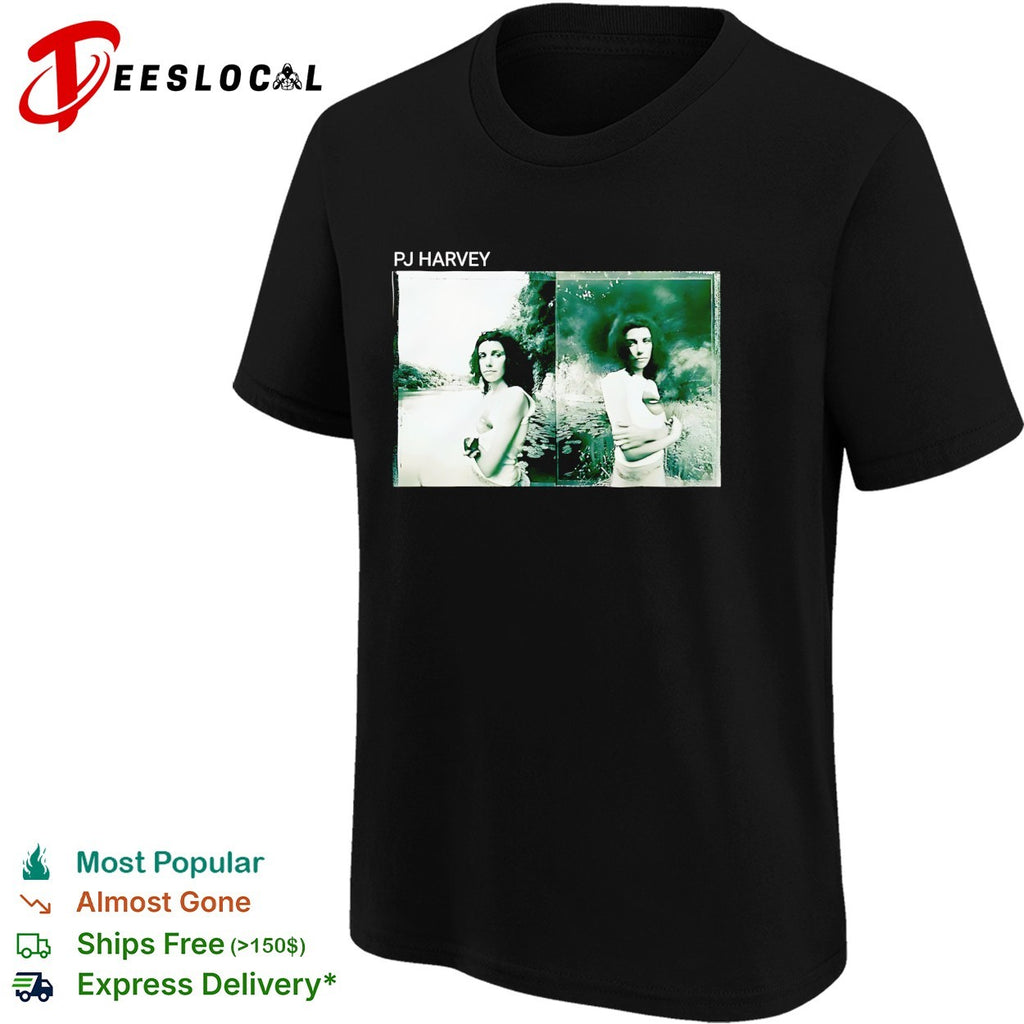 PJ Harvey standing by river shirt