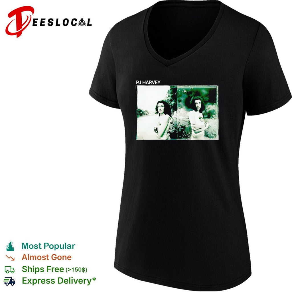 PJ Harvey vintage black and white photo shirt
