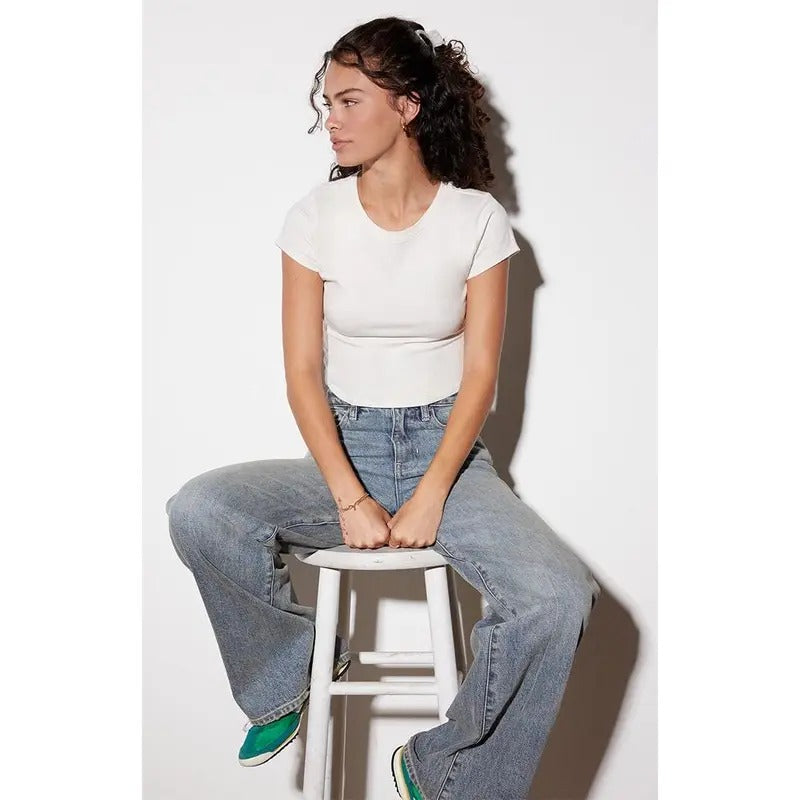 PS Basics by Pacsun Women's July Easy T-Shirt Hoodie, Sweatshirt | PrintMintTees.com