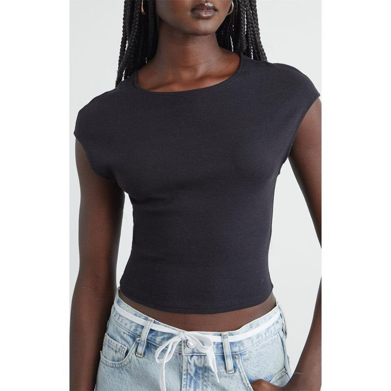 PS Basics by Pacsun Women's Shoreline Baby T-Shirt Hoodie Sweatshirt | PrintMintTees.com