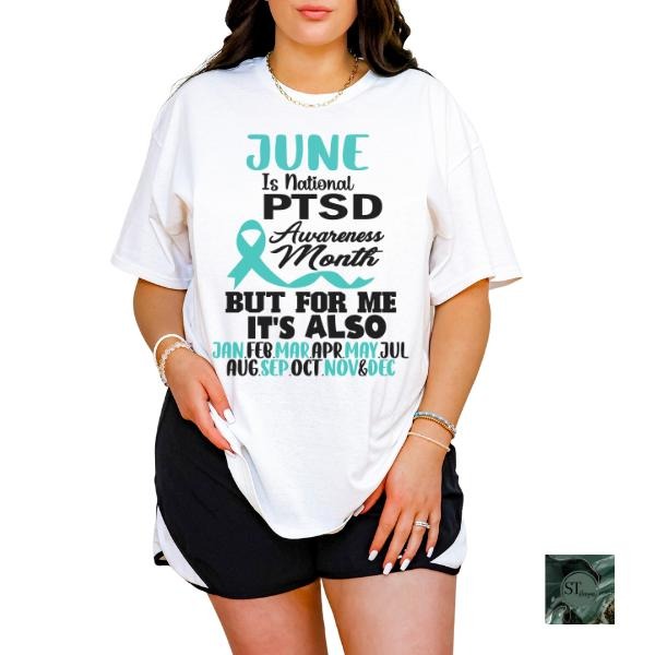 PTSD Awareness Mystery T-Shirt Unisex Fit Hoodie Sweatshirt | PrintMintTees.com