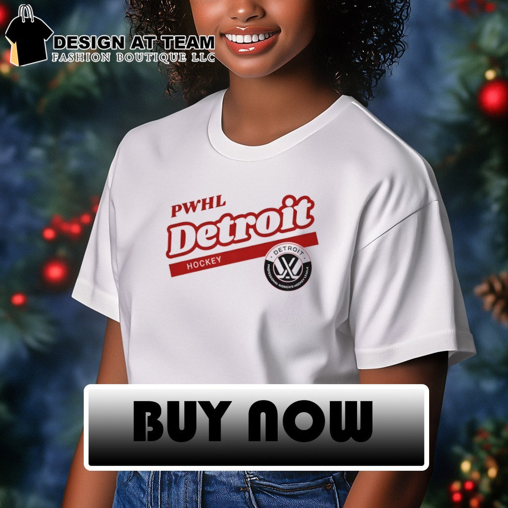 PWHL Detroit Hockey Motor City 2026 logo shirt