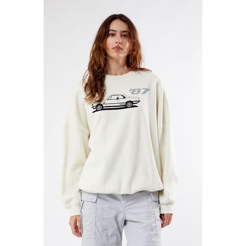 PacSun Women's 87 Car Crew Neck Sweatshirt Shirt Hoodie | PrintMintTees.com