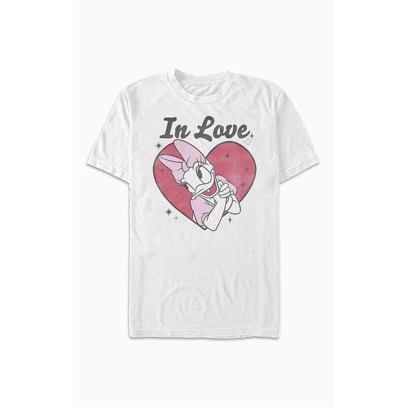 PacSun Women's Daisy Duck In Love T-Shirt Hoodie Sweatshirt | PrintMintTees.com