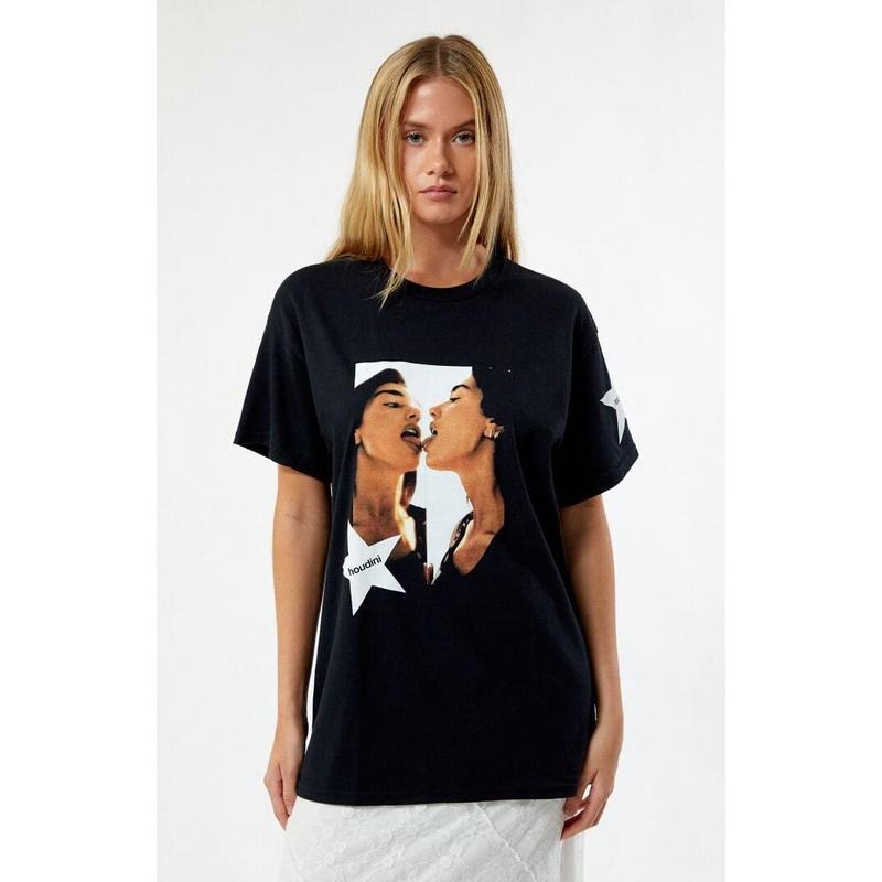 PacSun Dua Lipa Houdini Boyfriend Shirt Hoodie Sweatshirt