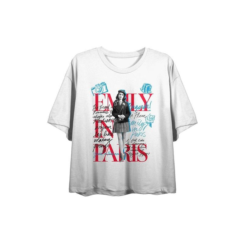 PacSun Women's Emily in Paris Sketch Art T-Shirt Hoodie, Sweatshirt | PrintMintTees.com