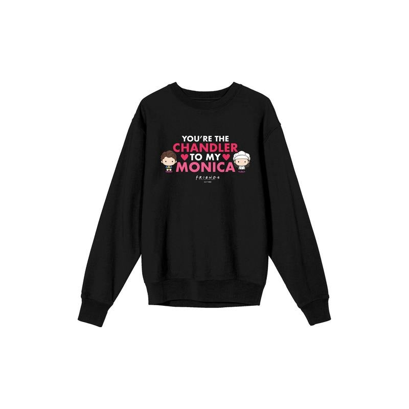 PacSun Women's Friends TV Chandler To My Monica Crew Neck Sweatshirt T-Shirts, Hoodie | PrintMintTees.com