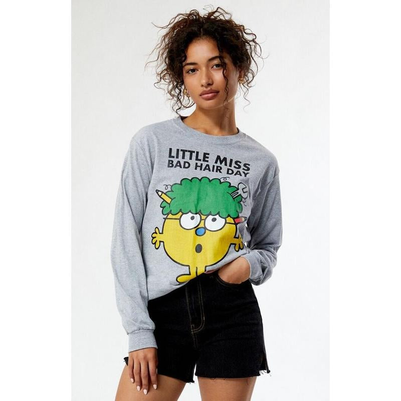 PacSun Women's Little Miss Bad Hair Day T-Shirt Hoodie, Sweatshirt | PrintMintTees.com