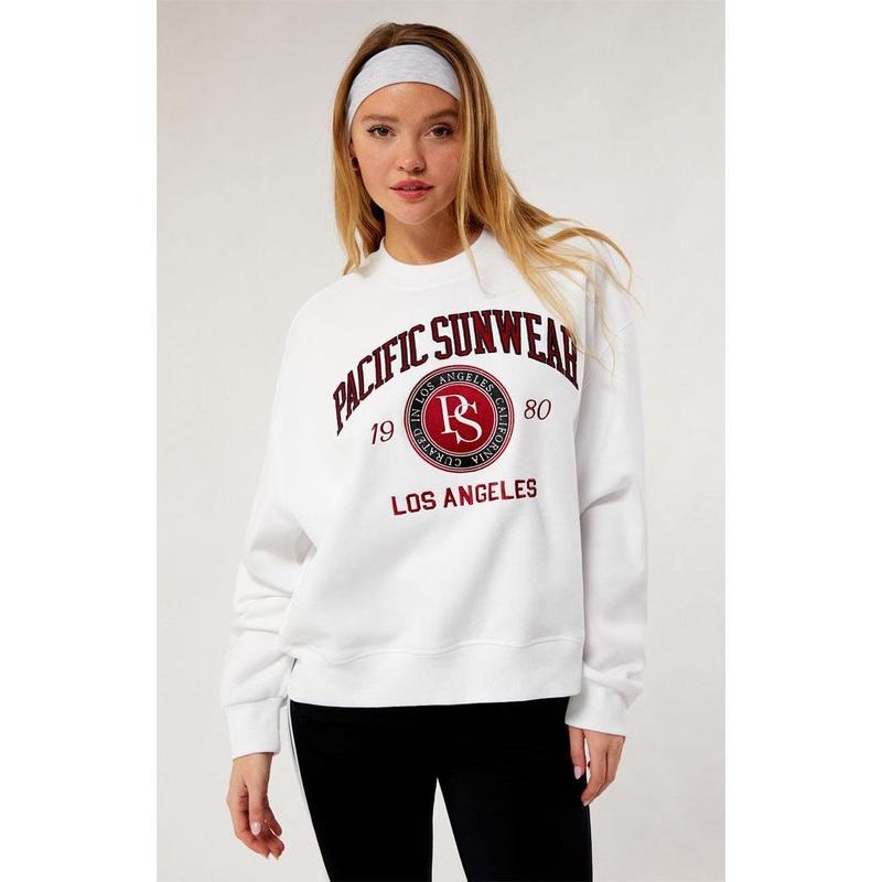 PacSun Women's Pacific Sunwear Curated Crew Neck Sweatshirt Shirt Hoodie | PrintMintTees.com