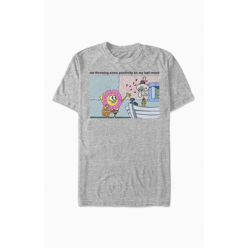PacSun Women's SpongeBob Positivity Meme T-Shirt Hoodie Sweatshirt | PrintMintTees.com