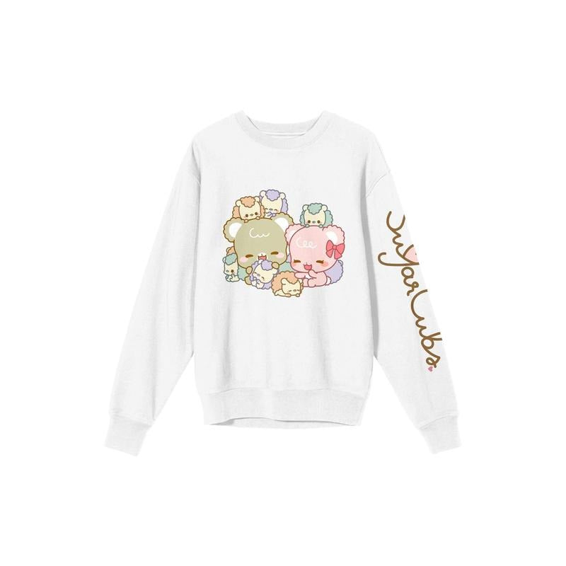 PacSun Women's Sugar Cubs Family Group Shot Crew Neck Sweatshirt Shirt Hoodie | PrintMintTees.com