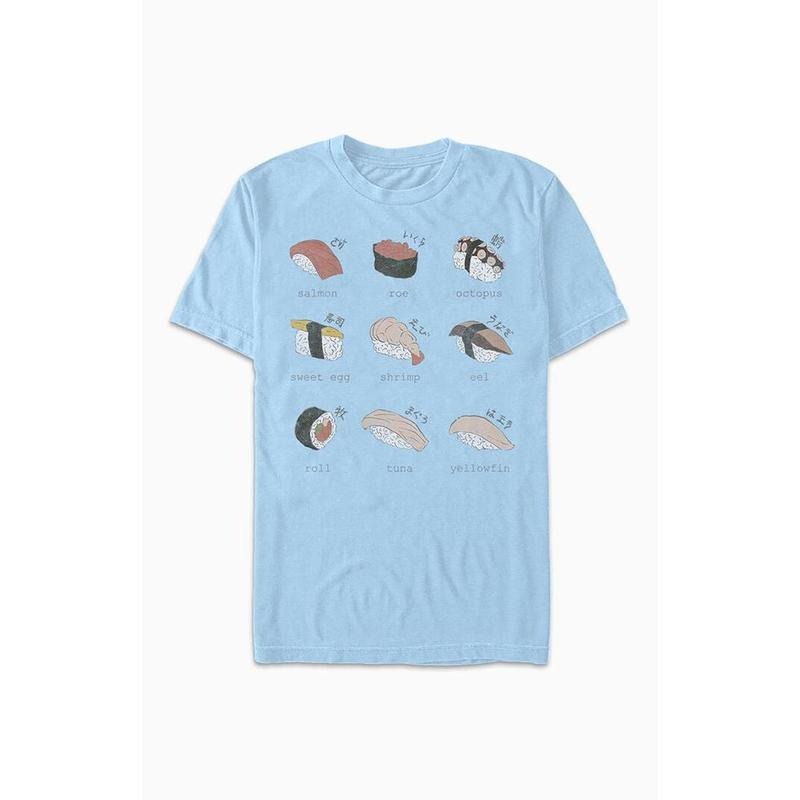 PacSun Women's Sushi Diagram T-Shirt Hoodie Sweatshirt | PrintMintTees.com