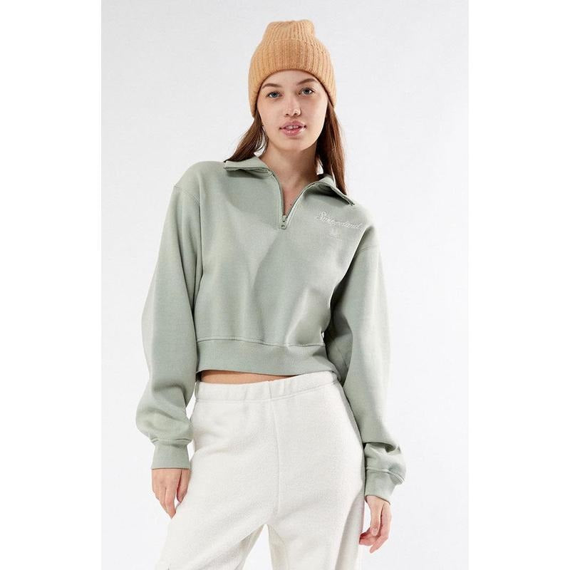 PacSun Switzerland Half Zip Cropped T-Shirts, Hoodie, Sweatshirt