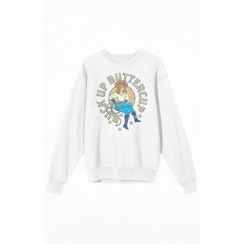 PacSun Women's Western Cowgirl Buttercup Crew Neck Sweatshirt T-Shirts, Hoodie | PrintMintTees.com
