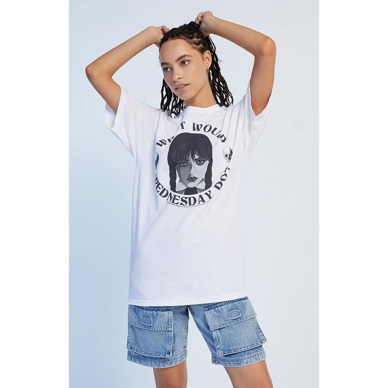 PacSun Women's What Would Wednesday Do T-Shirt Hoodie Sweatshirt | PrintMintTees.com