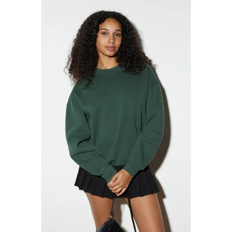 Pacsun Women's Core Washed Crew Neck Sweatshirt Shirt Hoodie | PrintMintTees.com