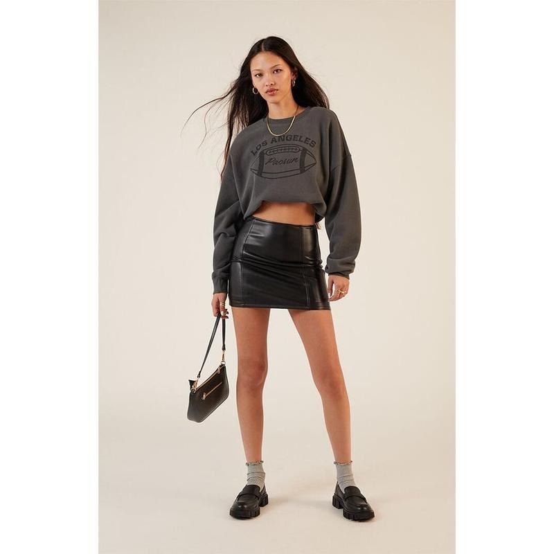 Pacsun Women's LA Football Crew Neck Sweatshirt T-Shirts, Hoodie | PrintMintTees.com