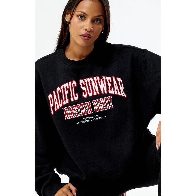 Pacsun Women's Pacific Sunwear 1980 Crew Neck Sweatshirtstyle{n002}2 T-Shirts, Hoodie, Sweatshirt | PrintMintTees.com