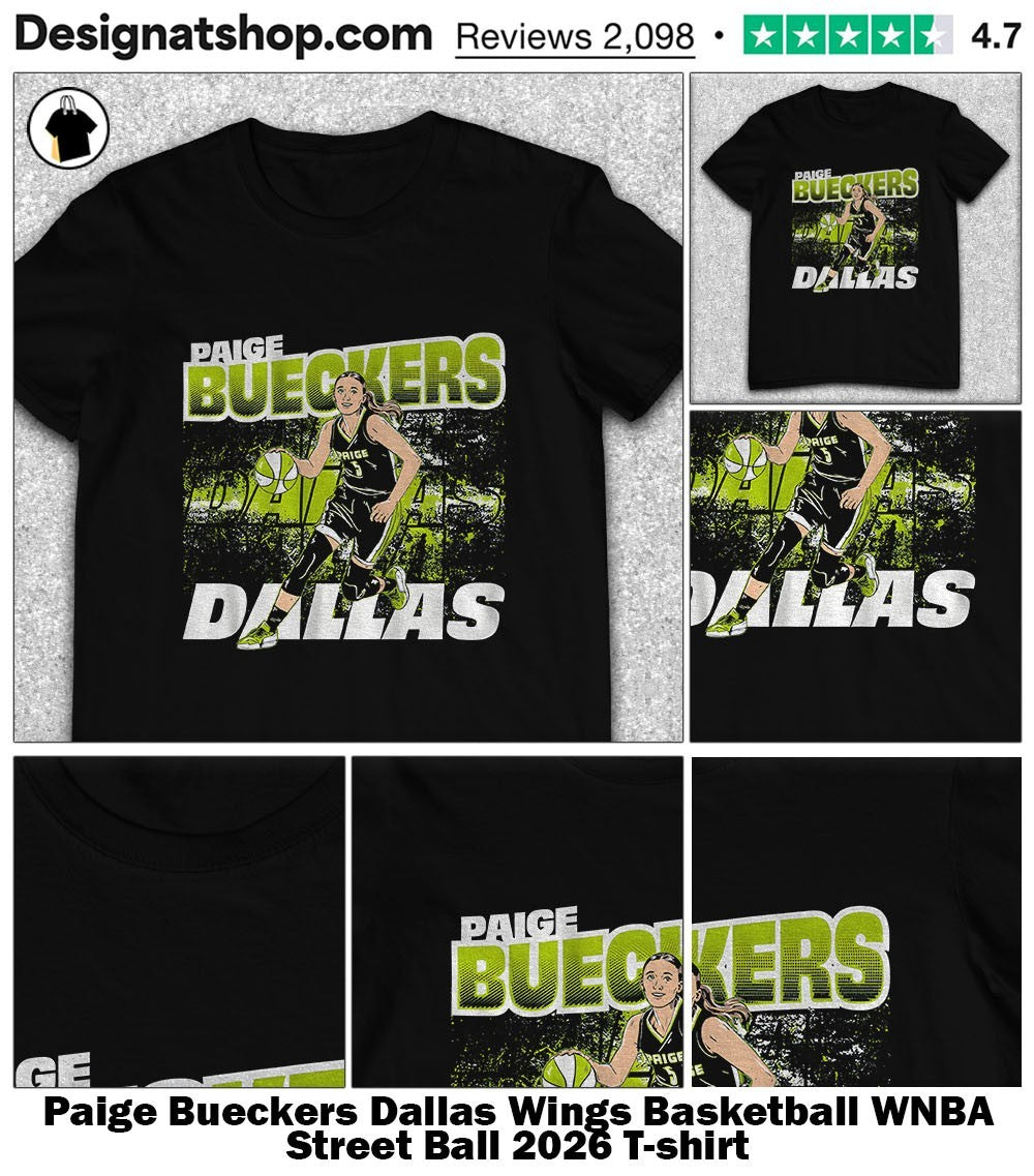 Paige Bueckers Dallas Wings Basketball WNBA Street Ball 2026 shirt