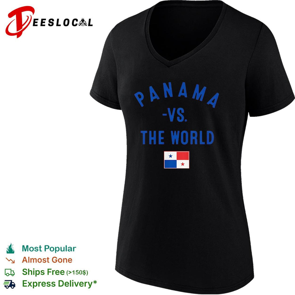 Panama vs the world soccer flag shirt