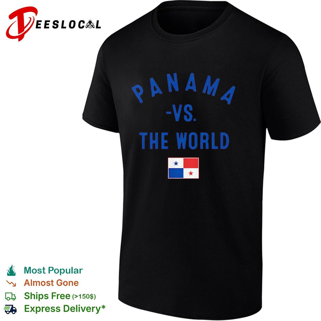 Panama vs the world soccer flag shirt