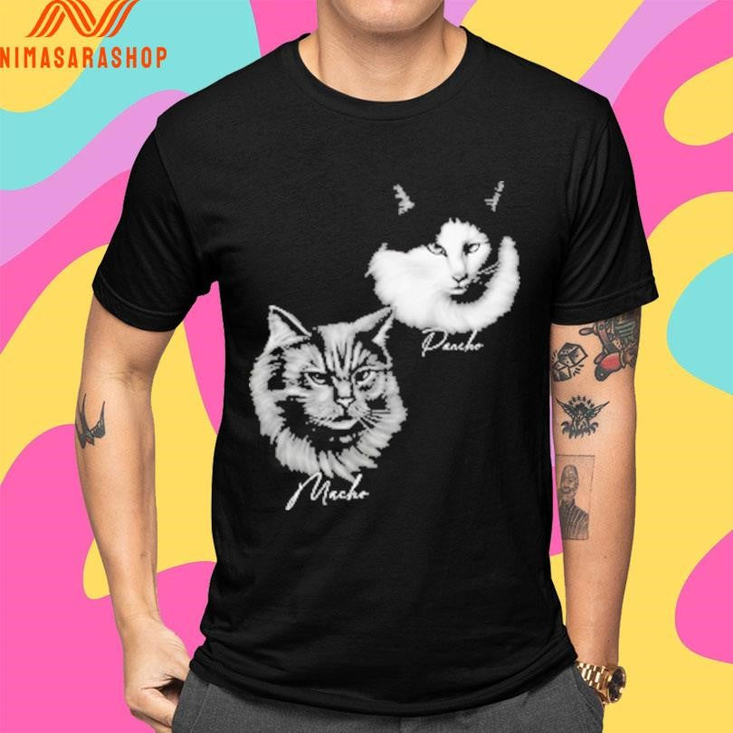 Pancho And Macho Solid Ass Cats Shirts