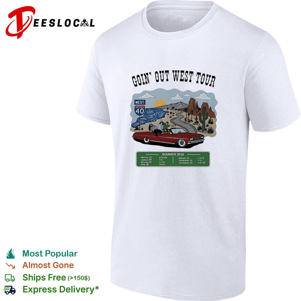 Panic Goin’ out west tour Summer 2026 shirt