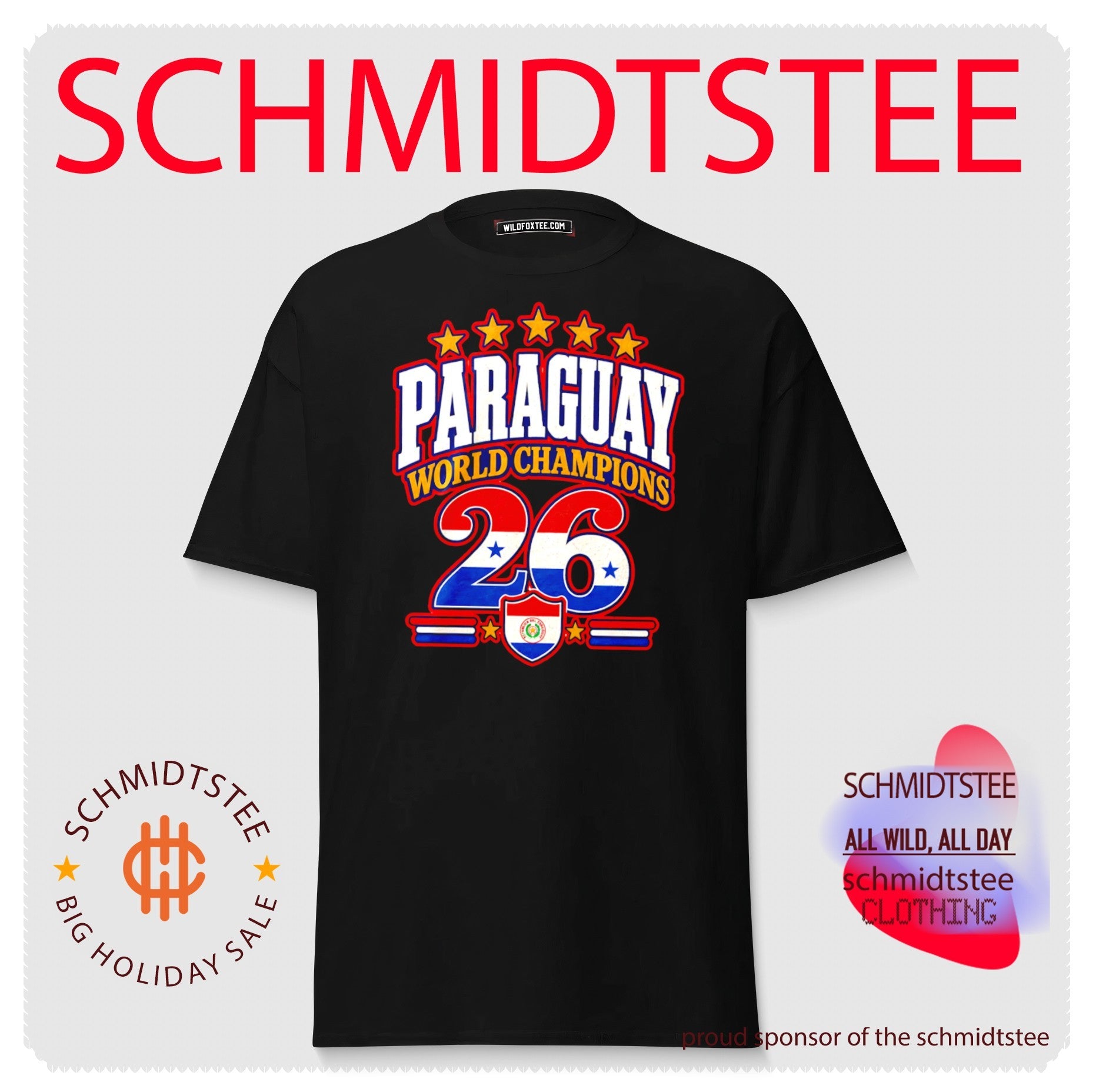Paraguay 2026 World Champions Flag shirt