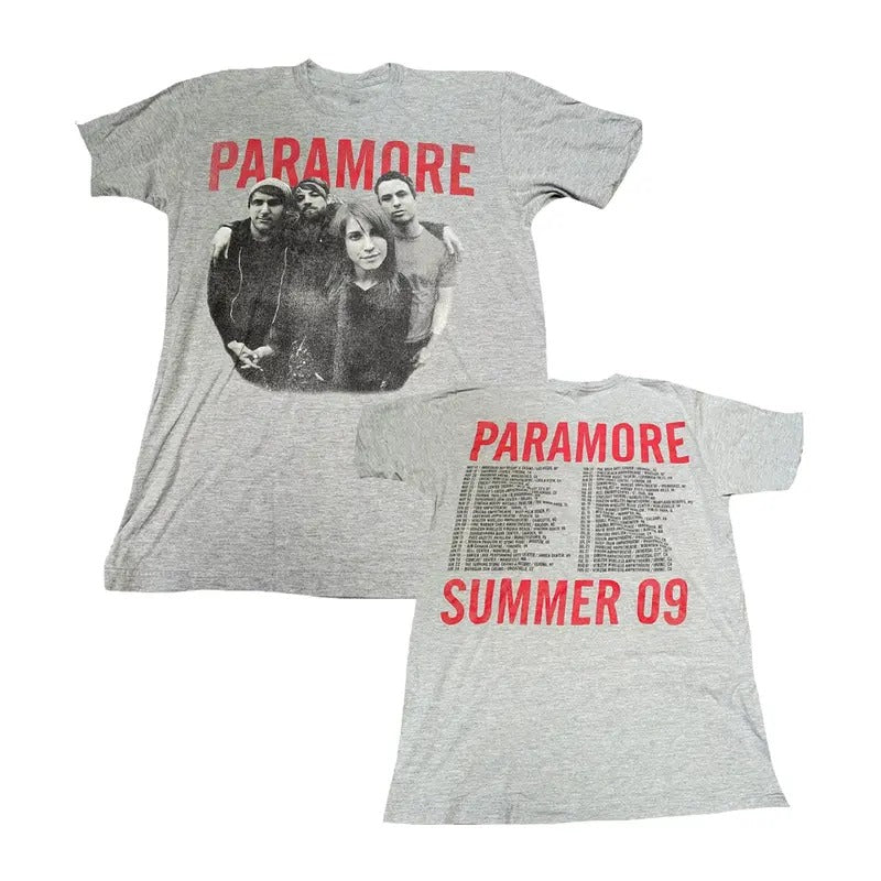 Paramore Band Shirt  2009 Summer Tour Hayley Music fans Shirt Hoodie Sweatshirt | PrintMintTees.com