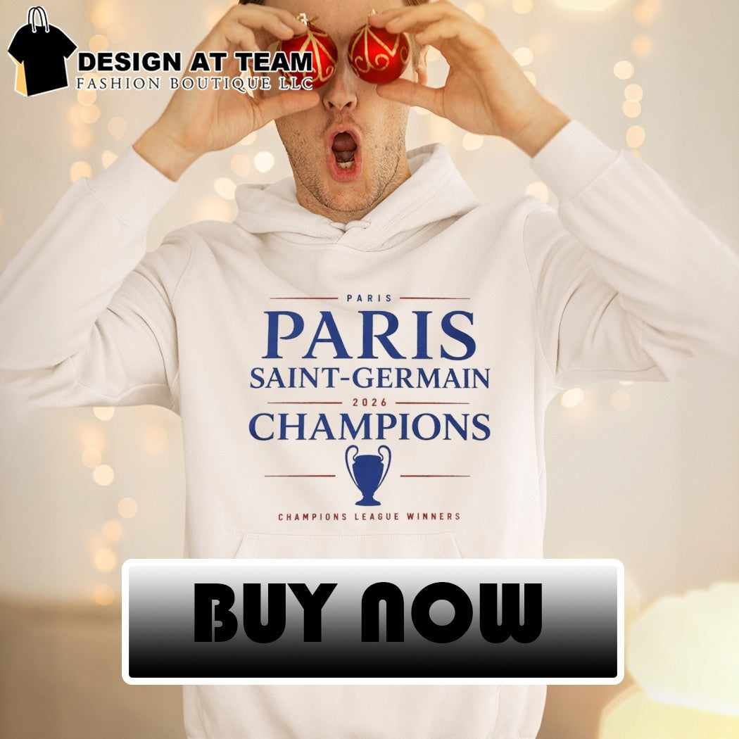 Paris Saint Germain 2026 Champions League Winners sports shirt