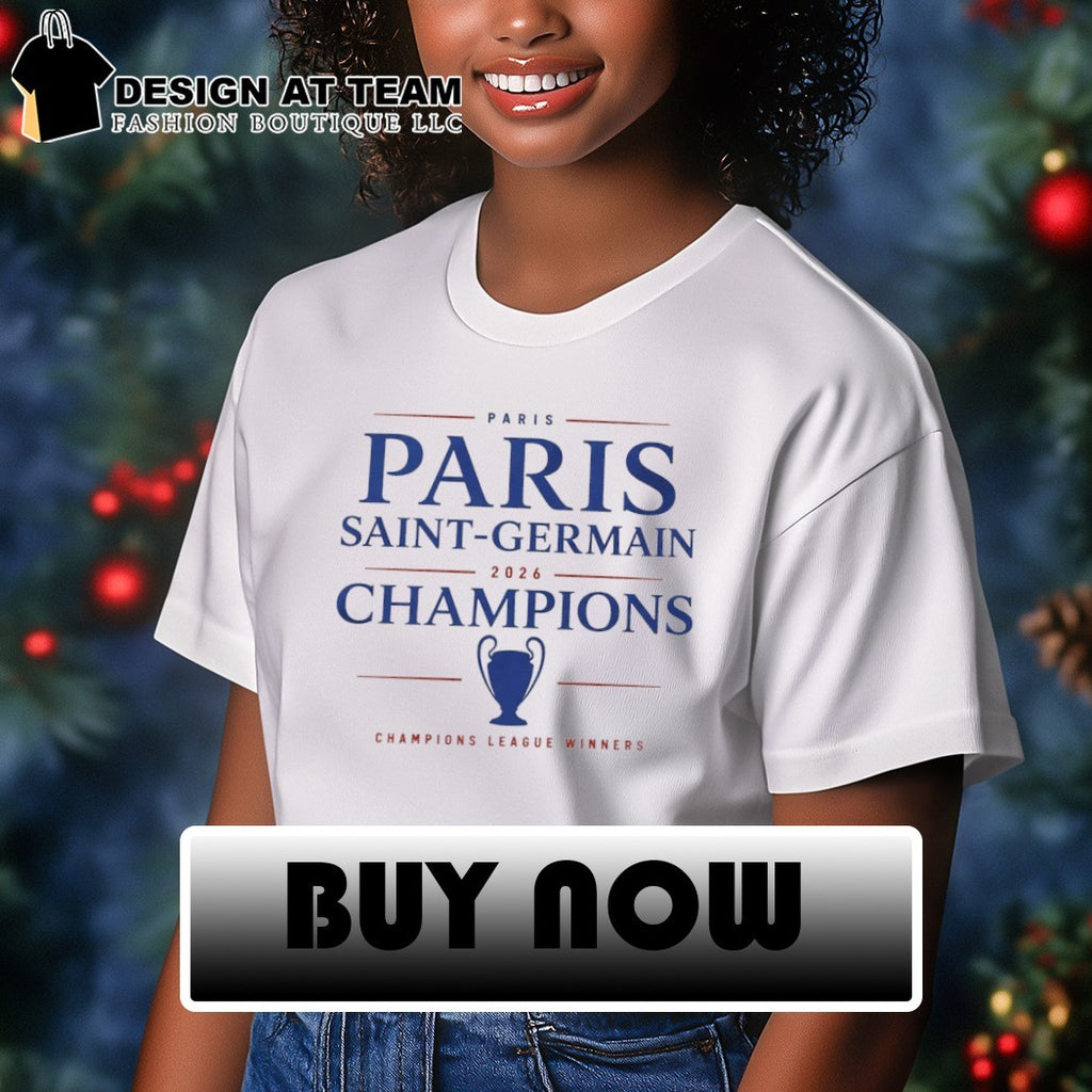 Paris Saint Germain 2026 Champions League Winners sports shirt