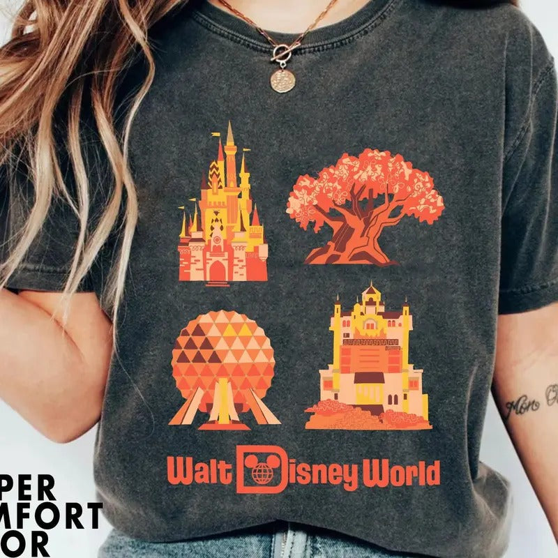 Park Fall Season Halloween Thanksgiving Shirt, Magic Kingdom Animal Kingdom Epcot Epcot Tee Hoodie Sweatshirt