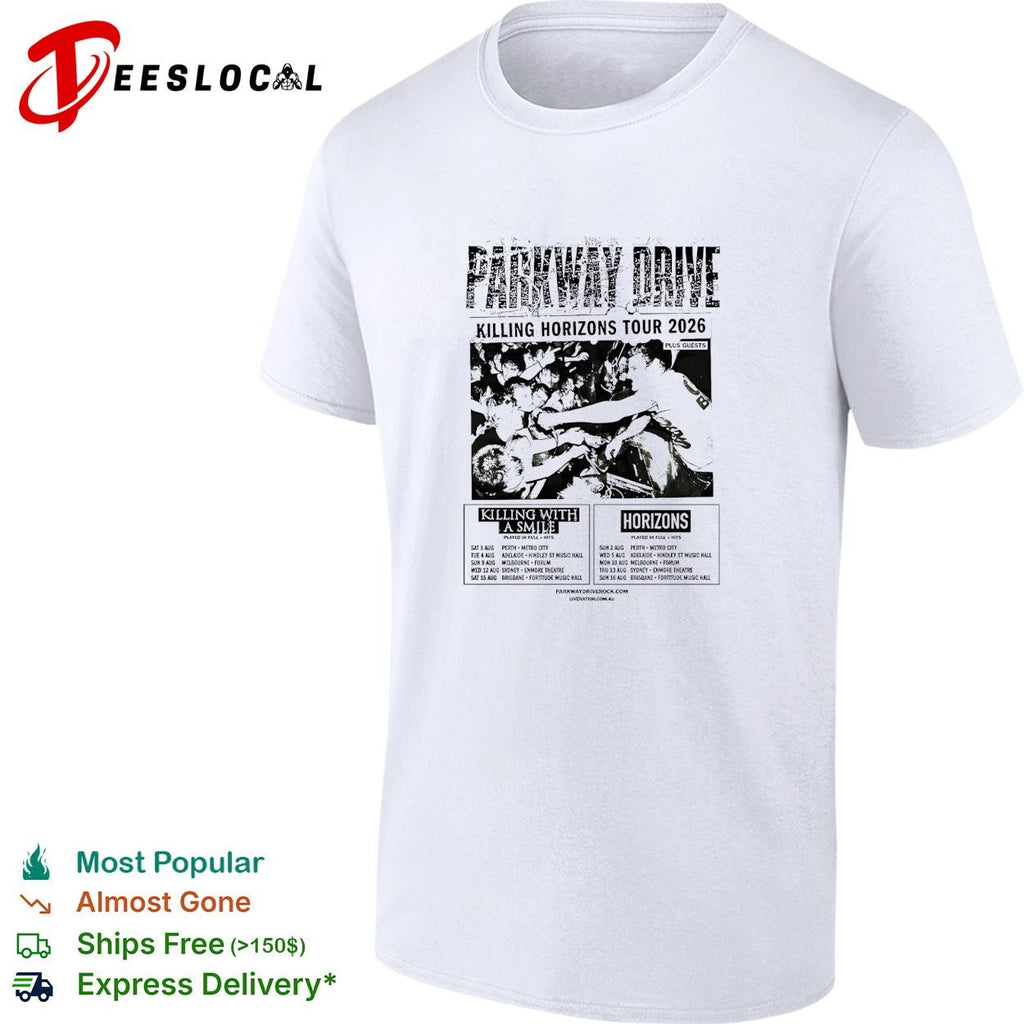 Parkway Drive Killing Horizons Tour 2026 band shirt