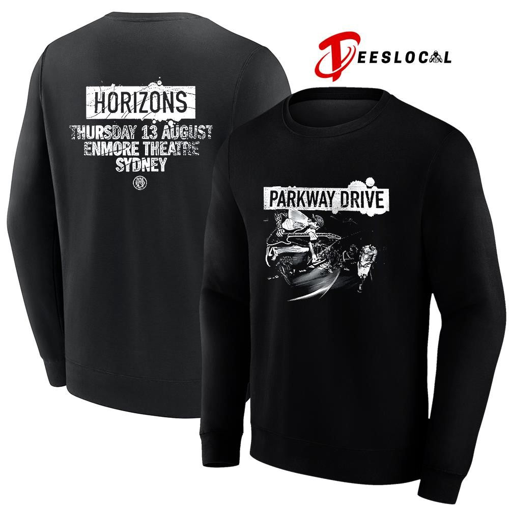 Parkway Drive Killing Horizons tour Sydney Australia Enmore Theatre with horizone shirt