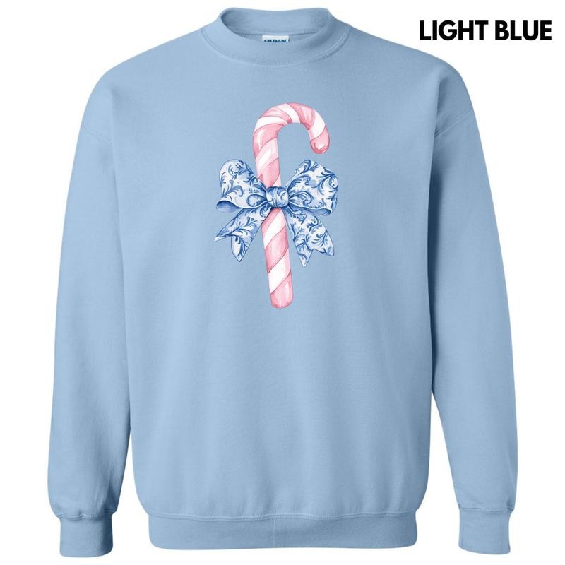 Pastel Candy Cane Sweatshirt 'NLB' Shirt Hoodie | PrintMintTees.com