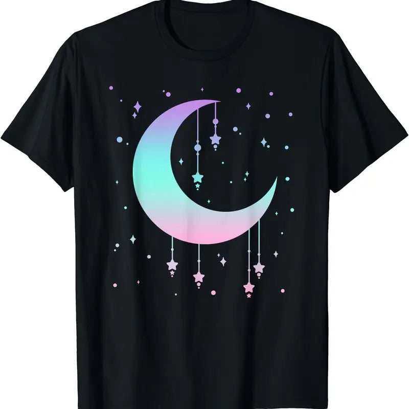 Pastel Moon Kawaii Pastel Goth T-Shirt Hoodie Sweatshirt | PrintMintTees.com
