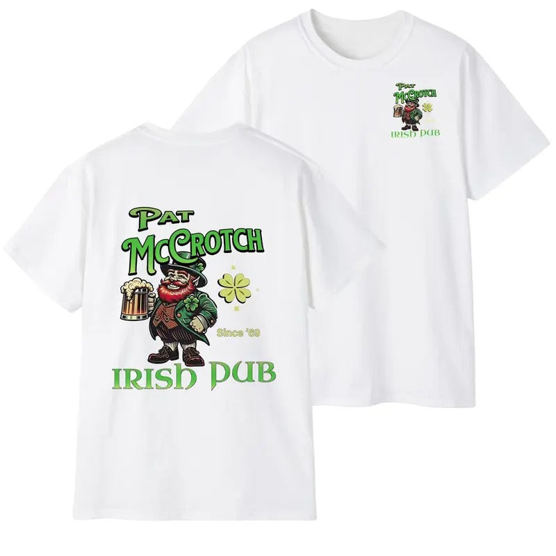 Pat McCrotch Irish Pub T-Shirt, Unisex Cotton Hoodie Sweatshirt | PrintMintTees.com